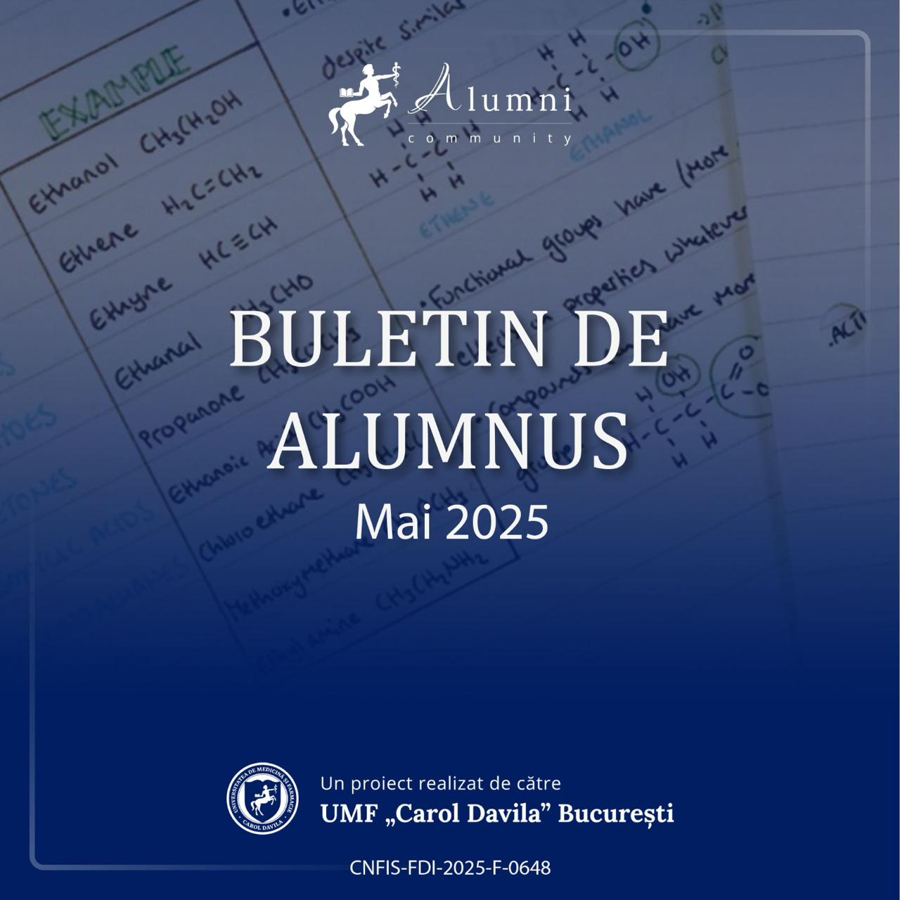 Buletin de Alumnus (Mai) – 2025