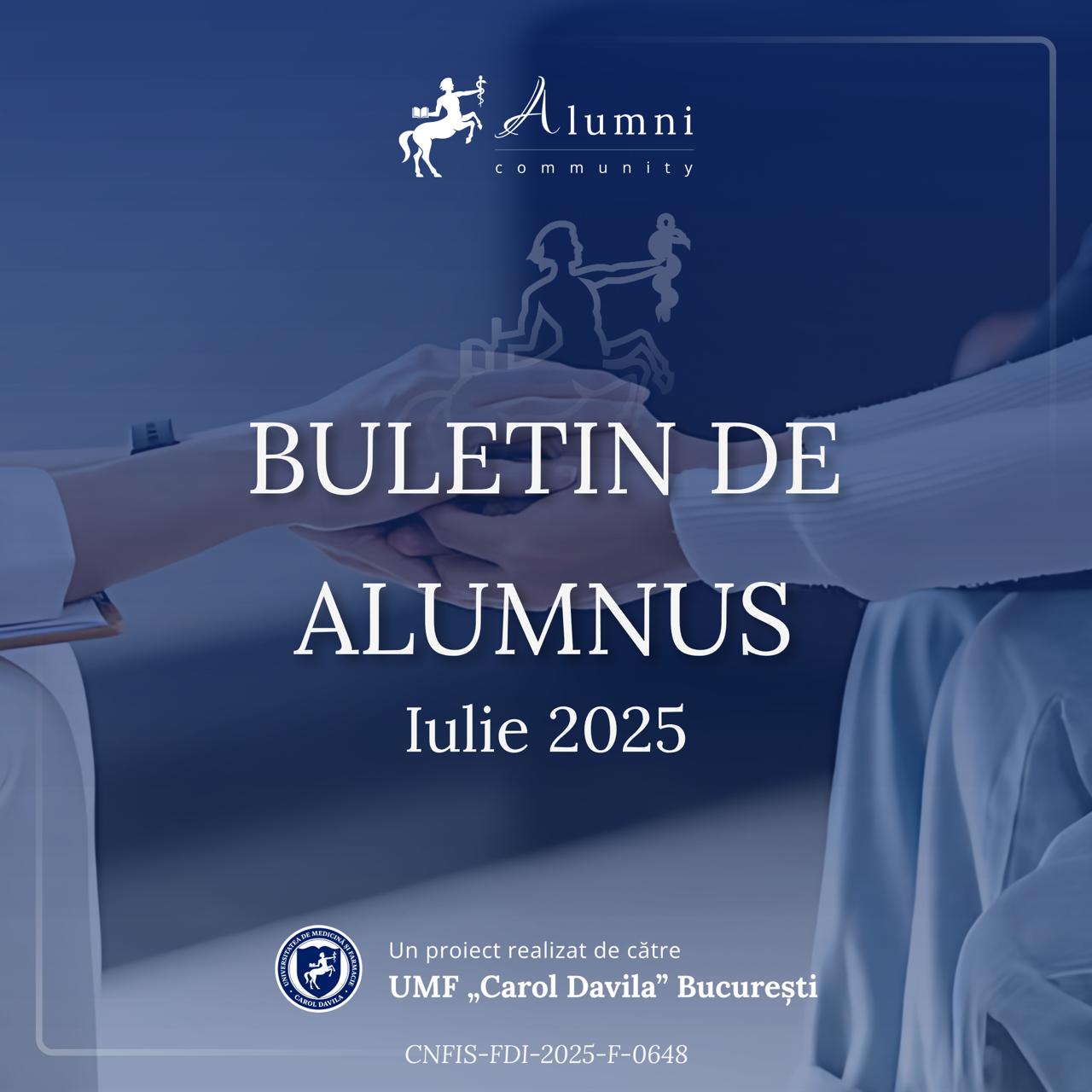 Buletin de Alumnus (Iulie) – 2025