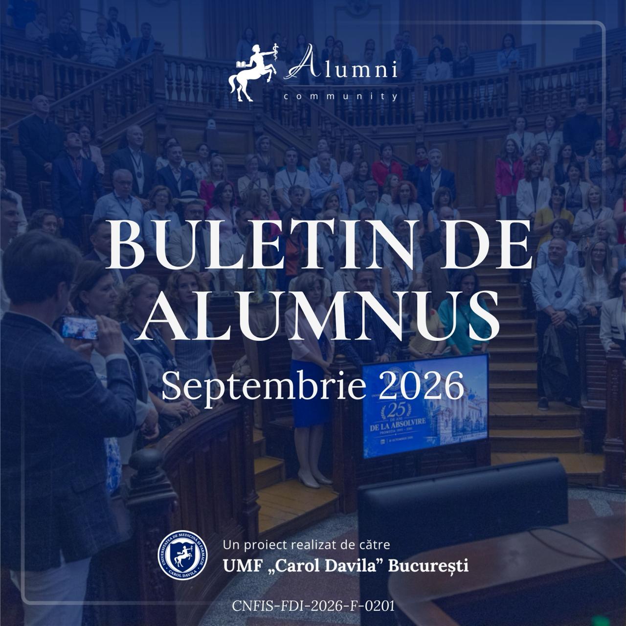 Buletin de Alumnus (septembrie) – 2026